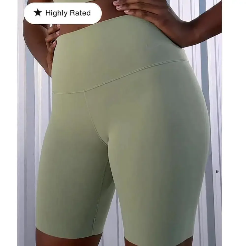 Women's Nike Training Shorts - Green - Size L - Picture 7 of 14